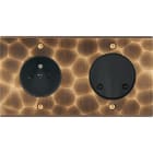 MODELEC - Façade Fascination Laiton Onde Double Horizontale PC SC Vis