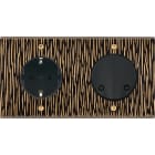 MODELEC - Façade Fascination Laiton Fauve Double Horizontale PCK SC Vis