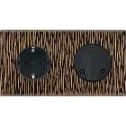 MODELEC - Façade Fascination Laiton Fauve Double Horizontale PCK SC Mag