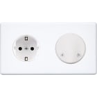 MODELEC - Façade Hitera Blanc Soft Touch Double Horizontale PCK Sc