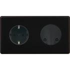 MODELEC - Façade Hitera Noir Soft Touch Double Horizontale PCK Sc