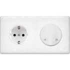 MODELEC - Façade Hitera Terrazzo Blanc Double Horizontale PCK Sc