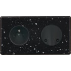 MODELEC - Façade Hitera Terrazzo Noir Double Horizontale PC Sc