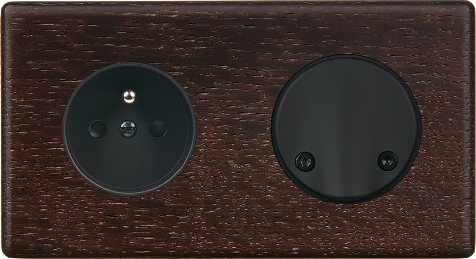 MODELEC - Façade Hitera Chene Fonce Double Horizontale PC Sc