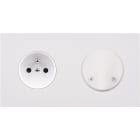 MODELEC - Façade Désir Blanc Mat Double Horizontale PC Sc