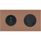 MODELEC - Façade Désir Moka Mat Double Horizontale PC Sc