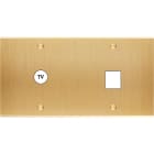 MODELEC - Façade Confidence Laiton Brosse Double Horizontale C1 M1 Vis