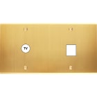 MODELEC - Façade Confidence Laiton Satine Double Horizontale C1 M1 à Vis