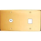 MODELEC - Façade Confidence Laiton Or Miroir Double Horizontale C1 M1 à Vis