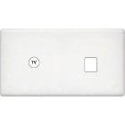 MODELEC - Façade Hitera Terrazzo Blanc Double Horizontale C1 M1