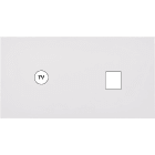 MODELEC - Façade Désir Blanc Mat Double Horizontale C1 M1