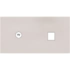 MODELEC - Façade Désir Gris Perle Mat Double Horizontale C1 M1