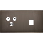 MODELEC - Façade Confidence Laiton Canon De Fusil Double Horizontale C3 M1 A Aimant