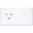 MODELEC - Façade Hitera Blanc Soft Double Horizontale C3 M1