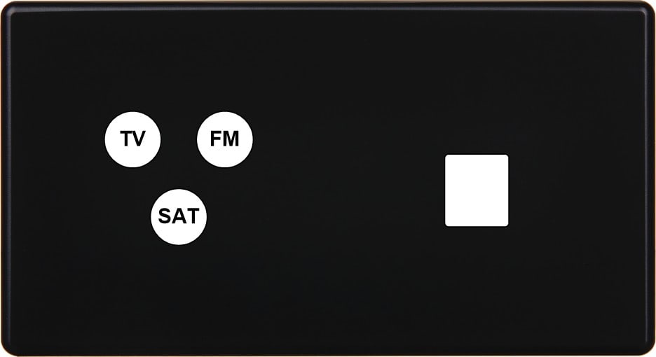 MODELEC - Façade Hitera Noir Soft Double Horizontale C3 M1