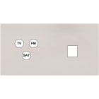 MODELEC - Façade Désir Gris Perle Mat Double Horizontale C3 M1