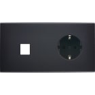 MODELEC - Façade Confidence Laiton Noir Mat Double Horizontale M1 PCK
