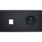 MODELEC - Façade Confidence Laiton Noir Mat Double Horizontale M1 PC