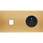 MODELEC - Façade Confidence Laiton Brosse Double Horizontale M1 PC