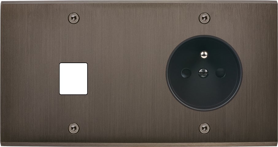 MODELEC - Façade Confidence Laiton Canon De Fusil Double Horizontale M1 PC à Vis