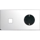 MODELEC - Façade Confidence Laiton Chrome Double Horizontale M1 PCK