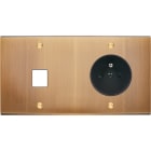 MODELEC - Façade Confidence Laiton Vieux Bronze Double Horizontale M1 PC Vis