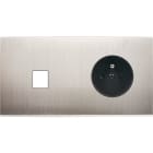 MODELEC - Façade Confidence Laiton Nickel Satine Double Horizontale M1 PC