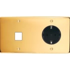 MODELEC - Façade Confidence Laiton Or Miroir Double Horizontale M1 PCK à Vis