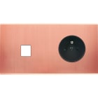 MODELEC - Façade Confidence Laiton Cuivre Satine Double Horizontale M1 PC