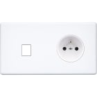 MODELEC - Façade Hitera Blanc Soft Double Horizontale M1 Pc