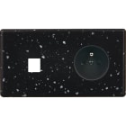 MODELEC - Façade Hitera Terrazzo Noir Double Horizontale M1 Pc