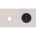 MODELEC - Façade Désir Gris Perle Mat Double Horizontale M1 PC