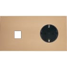 MODELEC - Façade Désir Doré Mat Double Horizontale M1 PCK