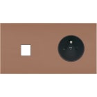 MODELEC - Façade Désir Moka Mat Double Horizontale M1 PC