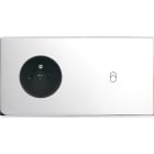 MODELEC - Façade Confidence Laiton Chrome Double Horizontale PC B1