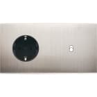 MODELEC - Façade Confidence Laiton Nickel Satine Double Horizontale PCK B1