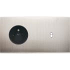 MODELEC - Façade Confidence Laiton Nickel Satine Double Horizontale PC B1