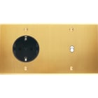 MODELEC - Façade Confidence Laiton Satine Double Horizontale PCK B1 à Vis