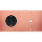 MODELEC - Façade Confidence Laiton Cuivre Satine Double Horizontale PCK B1 à Vis