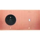 MODELEC - Façade Confidence Laiton Cuivre Satine Double Horizontale PC B1 à Vis