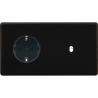 MODELEC - Façade Hitera Noir Soft Touch Double Horizontale PCK B1