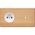 MODELEC - Façade Hitera Chene Clair Double Horizontale PC B1