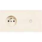 MODELEC - Façade Désir Ivoire Mat Double Horizontale PC B1