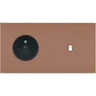 MODELEC - Façade Désir Moka Mat Double Horizontale PC B1