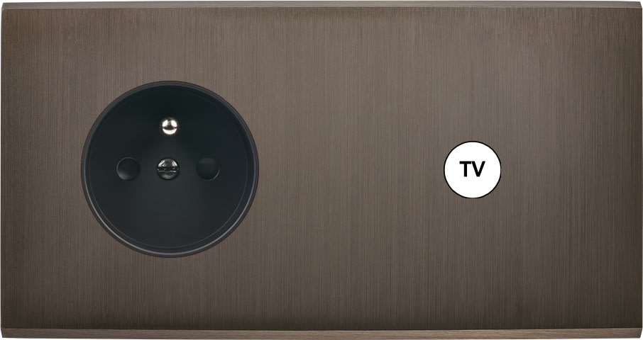 MODELEC - Façade Confidence Laiton Canon De Fusil Double Horizontale PC C1