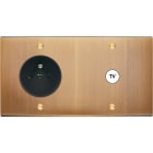 MODELEC - Façade Confidence Laiton Bronze Double Horizontale PC C1 à Vis