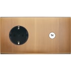 MODELEC - Façade Confidence Laiton Vieux Bronze Double Horizontale PCK C1 Magnetique