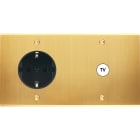 MODELEC - Façade Confidence Laiton Satine Double Horizontale PCK C1 Vis
