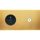 MODELEC - Façade Confidence Laiton Satine Double Horizontale PC C1