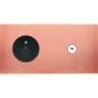 MODELEC - Façade Confidence Laiton Cuivre Satine Double Horizontale PC C1